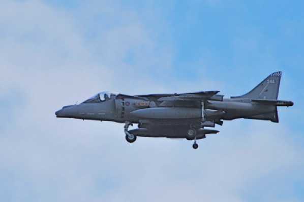 12 June 2008 - 11-08-55.jpg
This may well look like a straightforward photo of a RAF Harrier but the important thing to note is that it is Hovering. Right in front of us. And it is loud beyond belief. In full it is a  Harrier GR7A number: ZD376  
#HarrierDartmouth #ZD376 #HarrierHovering